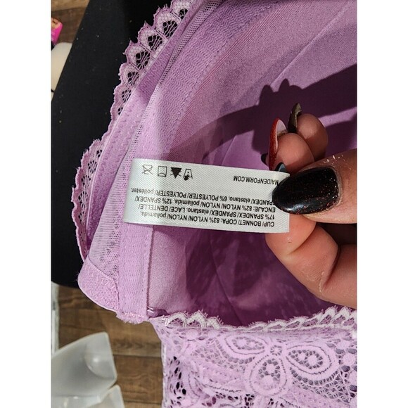 NWT Maidenform One Fabulous Fit Full Coverage Lace Racerback Bra 07112 Size 38D - Picture 5 of 8